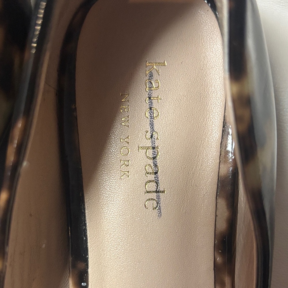 Kate Spade Tortoise Shell Pattern Flats - Picture 9 of 10